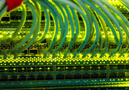 cables in switch date is the center of an array of transmitter