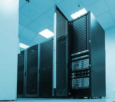 Black servers and hardwares in internet data center