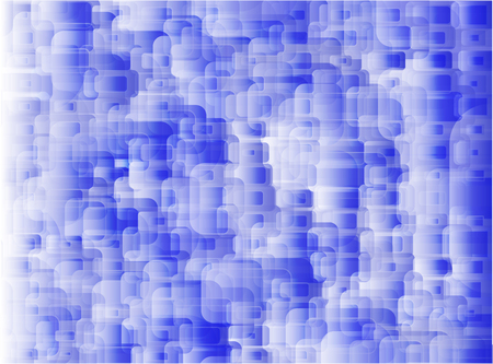 Blue futuristic geometric rectangle background. Abstract illustrationのイラスト素材