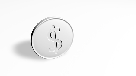 pill with a dollar sign, concept of dependence on dollars.の写真素材