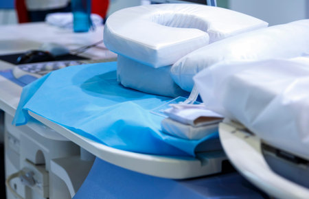 Cancer treatment equipment close up. Recent developments of ultrasound apparatuses for oncology...