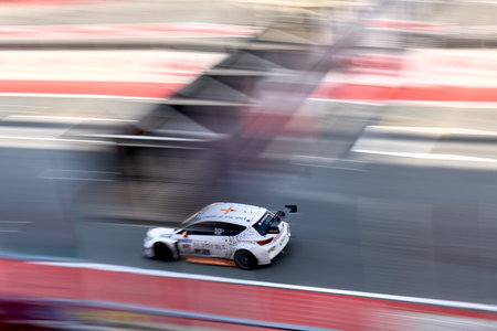 UAE, Dubai, 18 January 2026: 24h series racing supercars on the circuit, Battle of the teams, long...