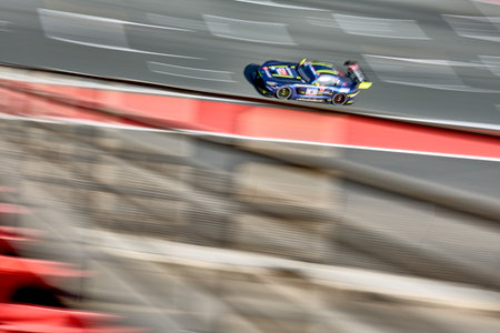 UAE, Dubai, 18 January 2026: 24h series racing supercars on the circuit, Battle of the teams, long...