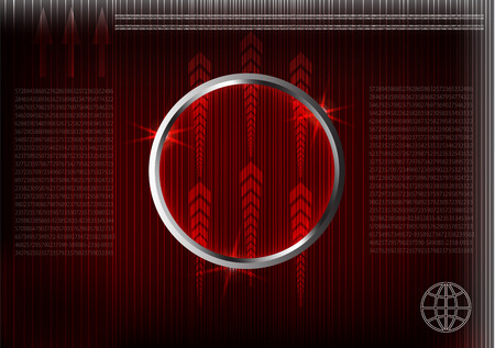 Abstract red background. Set of lines. 2d illustrationのイラスト素材