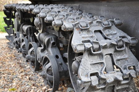 Arable tractor T74 was produced at the Kharkov tractor plant from 1962 to 1984 yearのeditorial素材