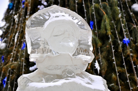 Ice shapes new yearの写真素材