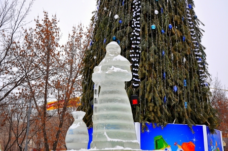 Ice shapes new yearのeditorial素材