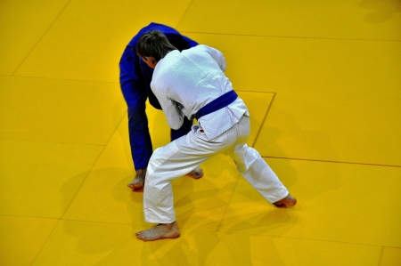 Competitions on Judo among Juniorsのeditorial素材
