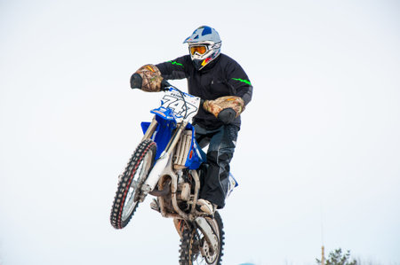 Winter Motocross competitions among Juniors
