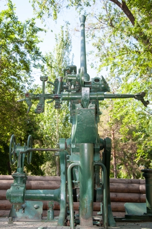 Automatic anti-aircraft gun model 1939 yearの写真素材