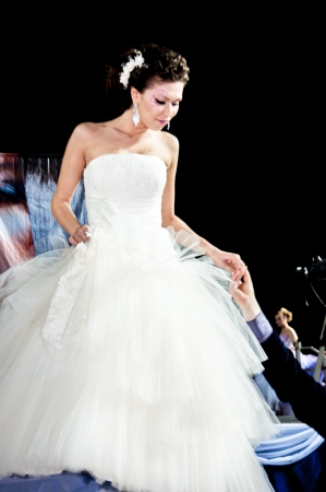 Girl party open semifinal of the Championship of Russia of the city of Orenburg on hairdressing, nail modelling, design and decorative cosmeticsのeditorial素材