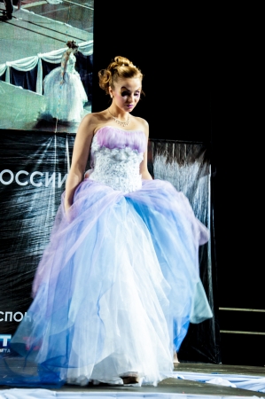 Girl party open semifinal of the Championship of Russia of the city of Orenburg on hairdressing, nail modelling, design and decorative cosmeticsのeditorial素材