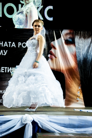Girl party open semifinal of the Championship of Russia of the city of Orenburg on hairdressing, nail modelling, design and decorative cosmeticsのeditorial素材