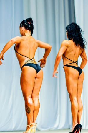 Bodybuilding competitions among womenのeditorial素材