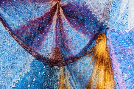 Down products of the city of Orenburg, Southern Ural, Russiaの写真素材