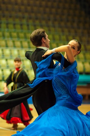 ORENBURG, ORENBURG region, RUSSIA, 3 October, 2014 year.
Open Championship city of dancesport. Dance couple
のeditorial素材