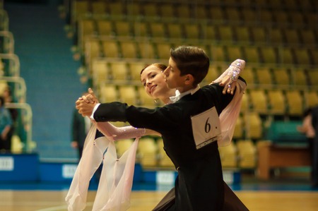 ORENBURG, ORENBURG region, RUSSIA, 3 October, 2014 year.
Open Championship city of dancesport. Dance couple
のeditorial素材