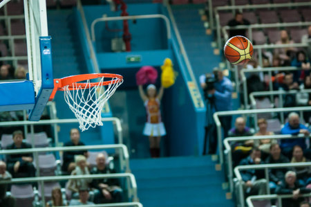 ORENBURG, ORENBURG region, RUSSIA, 21 October, 2014 year. Match of the womens League of the...