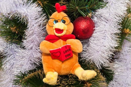 Happy new year 2017, the year of the Roosterの写真素材