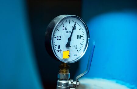 Industry. Hydraulic measuring instrument. Close-up.の写真素材