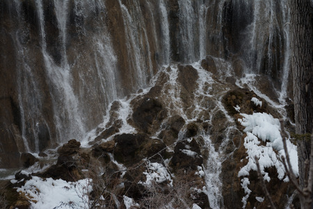 Waterfall in the forest.の写真素材
