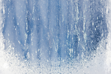 beautiful frost with white vignetteの写真素材