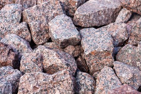 A pile of rocks.の写真素材