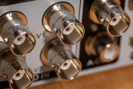 connectors for camcorders on the DVR