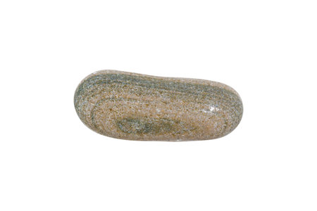natural sea stone isolated on white background. sea pebbles. High quality photo