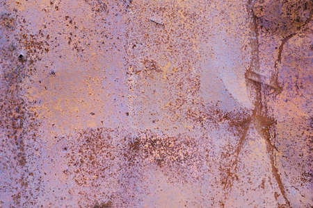 metal wall with rust. metal corrosion. High quality photoの写真素材