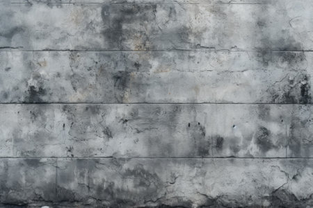 A fire hydrant positioned in front of a solid concrete wall. This image can be used to represent urban infrastructure or safety measures.の素材