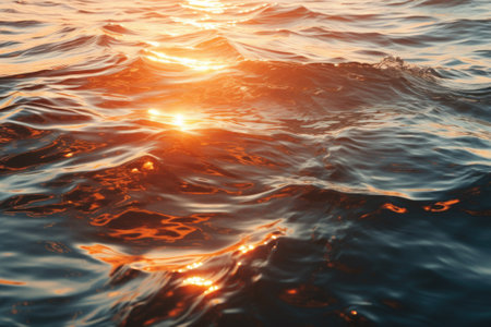 A picture of the sun shining brightly over a body of water. Perfect for capturing the beauty of nature and the serenity of a sunny day.の素材