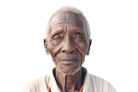 A picture of a man wearing a white shirt and a necklace. This versatile image can be used to represent fashion, style, or even professional attire.の素材