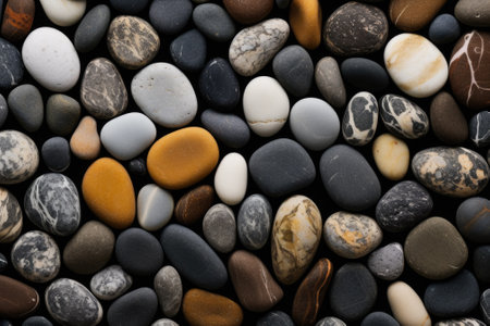 A detailed close-up of a cluster of rocks. Perfect for nature enthusiasts and geology enthusiasts.の素材