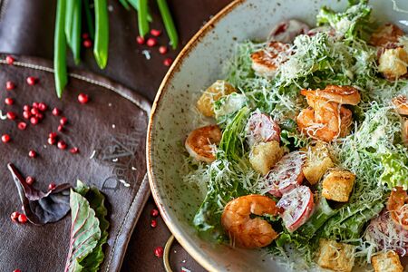 Caesar saladの写真素材