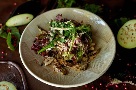 eggplant saladの写真素材