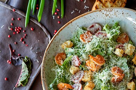 Caesar saladの写真素材