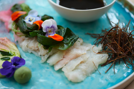 Fish fillet on a plate