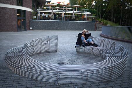 teenager girl in casual clothesの写真素材