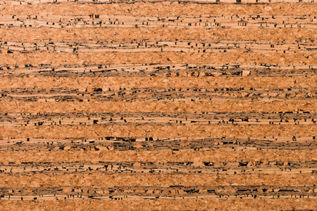 Close Up Background and Texture of Cork Board Wood Surface, Nature Product Industrialの写真素材