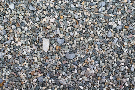 Small color stone texture for background. Color gravel stones for the construction industry. Top...