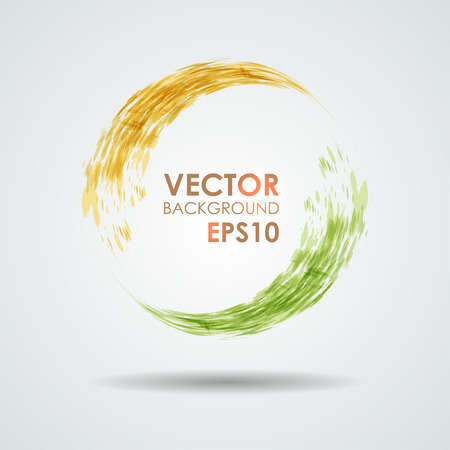 Abstract color grunge banner. Vector wave backgroundのイラスト素材