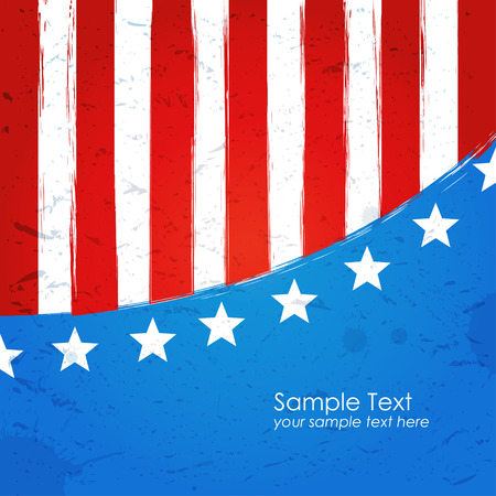 American grungy backgroundのイラスト素材