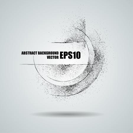 Vector black concept grunge banner. Abstract backgroundのイラスト素材