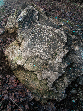 green stone texture - closeup rough rock abstract natural brilliant patternの写真素材