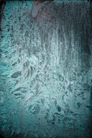 frost patterns for winter backgroundsの写真素材