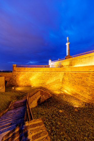 Belgrade fortress and Kalemegdan park, Belgrade Serbiaのeditorial素材