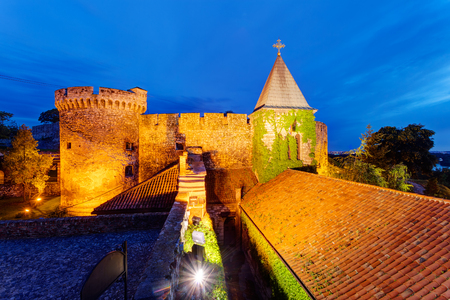 Belgrade fortress and Kalemegdan park, Belgrade Serbiaのeditorial素材
