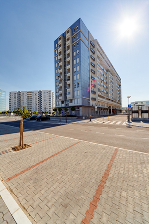 New complex of residential buildingsの写真素材