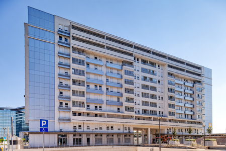 New complex of residential buildingsの写真素材